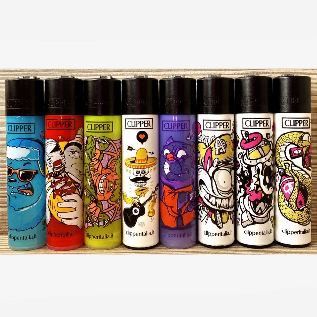 Art of SOOL X Clipper - Wall of Giants Lighters | Art of SOOL Shop